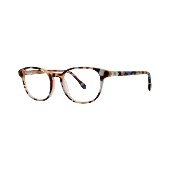 Lilly Pulitzer Perri Eyeglasses Blue-Tortoise 49mm - Picture 1 of 1